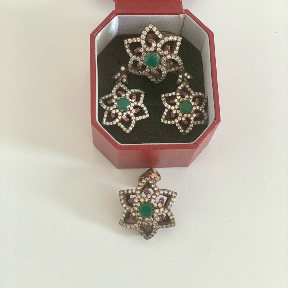 Jewelry set Turkish silver - Picture 3 of 3